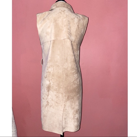 BEBE Faux Suede Tench Vest - Picture 7 of 7